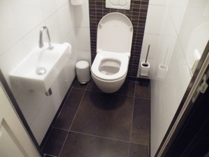 WC in badkamer